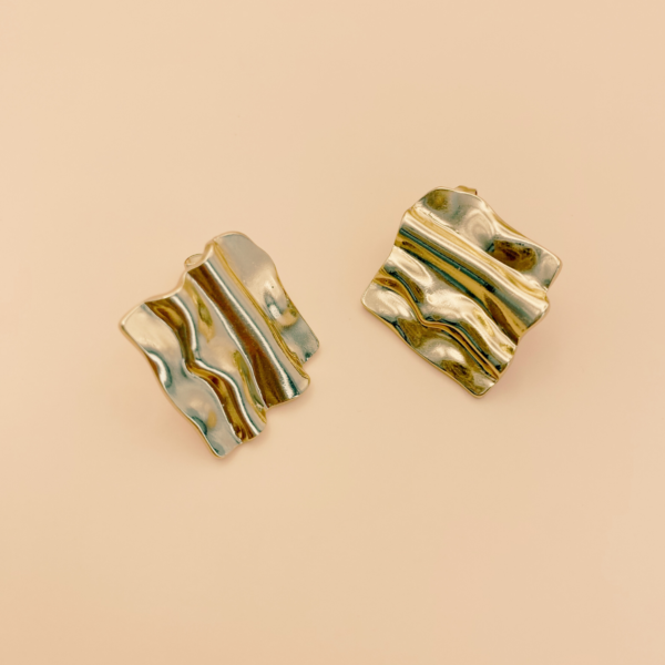 Aretes cuadrado ondulado acero inoxidable